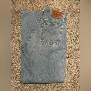 Levi’s Ribcage Straight Light Wash Jeans